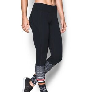 Under Armour Women’s Black Leggings with Striped Accents